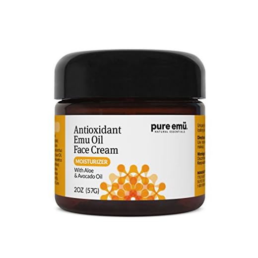 PURE EMU Antioxidant Face Cream With Pure, Fully Refined Emu Oil | Rich, Non-Greasy Moisture For Radiant, Younger-Looking Skin| Nature’s Greatest Moisturizer, 2 fl oz