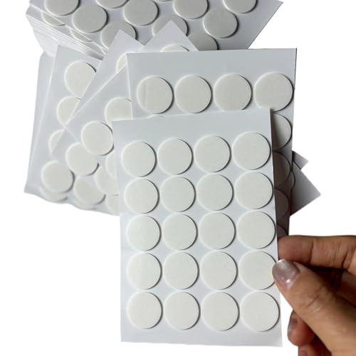 800 stickers adhesivos para mechas de vela, 0.79 pulg. diámetro miniatura 3