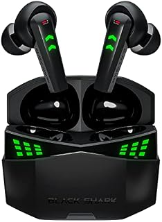 Black Shark Wireless Earbuds with 0.035s Ultra-low Latency, Dual Environmental Noise Cancelling Microphones, Bluetooth headphones Gaming Earbuds with Bluetooth 5.2, IPX5 Waterproof, 26h Listening Time