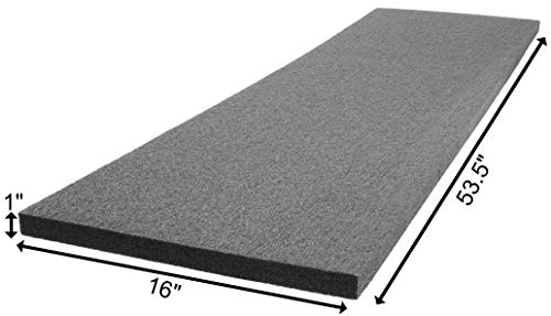Case Club Customizable (Pe) Polyethylene Foam 54" X 16" X 1" #TOP6