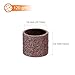 HARFINGTON 200pcs Sanding Drums 1/2 Inch Grit 120 Sanding Sandpaper Mini Sanding Sleeves for Drum Sander Rotary Tools