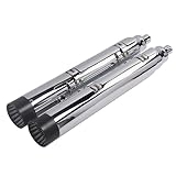 SHARKROAD Roaring-Tone Muscle-Look 4.5' Mufflers for 2014-UP Bagger Indian...