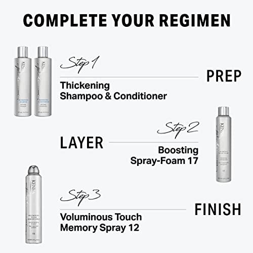 Kenra Platinum Boosting Spray-Foam 17 | Volumizing Styling Spray | Touchable, Brushable Hold | All-Day Lift & Style Support | Lightweight Volumizer | All Hair Types | 8 Oz #TOP2