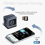 Mini Camera Wireless 1080P WiFi Spy Camera Hidden Camera, 130° Wide Angle - Image 2