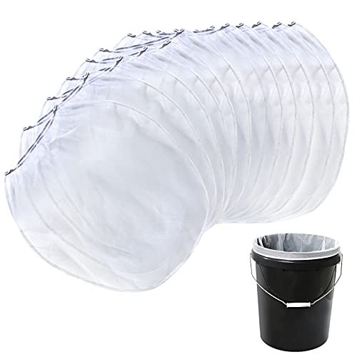 Xsourcer Paint Strainer Bags, 12 Pieces 5 Gallon White Fine Mesh Filter Bag