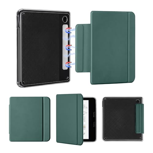 Vane Oak Magnetic Detachable Case for Kobo Libra 2 (2021), Slim PU Leather Case and Ultra Clear TPU Back Cover with Auto Wake/Sleep, Blackish Green by Vane Oak - Used condition - US$5.19