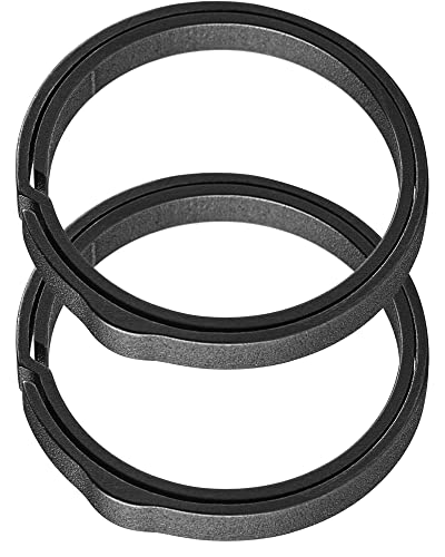 Image of TISUR Titanium Key Chain Rings, Heavy Duty Keychain Rings