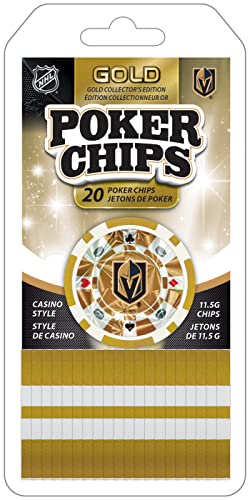 Jetons de poker MasterPieces en lot de 20 pièces pour adultes passionnés de jeux de table