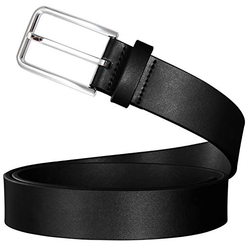 SOPONDER Belts for Men Big and Tall Mens Black Dress Leather...