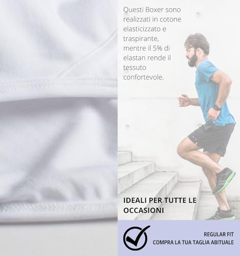 Pack de 6 calzoncillos para hombre de algodón elástico transpirable LB101 5