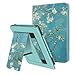 Produktbild Fintie Hülle für 6" Kindle Paperwhite 2012-2018 (alle Alter 6 Zoll Kindle Paperwhite 5/6/7/10. Generation) - Ständer Case mit Handschlaufe und Auto Sleep/Wake, Mandelblüten