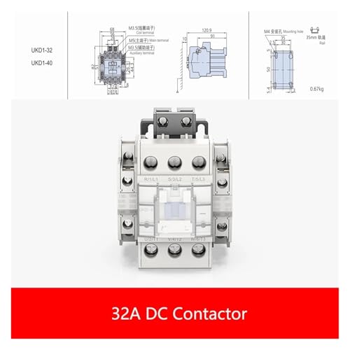 Interrupteur contacteur 32A DC 24V pour armoire électrique industrielle - 2