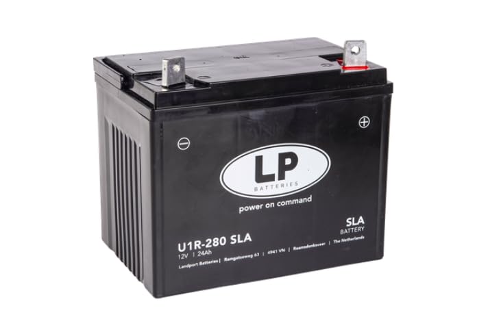 Batteria per tosaerba U1R-280 SLA-AGM 12 V/24 Ah280 A, assolutamente esente da manutenzione
