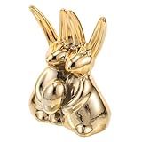 Organisation pratique des bijoux : gardez vos bijoux bien organisés et facilement accessibles avec ce support à bijoux élégant et fonctionnel, ornements de bureau en forme de lapin, statue de lapin