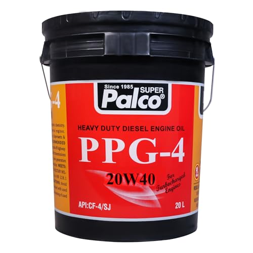 Image of PALCO PPG-4 20W40 | API: CF-4 /SJ & MB 228.1 Multigrade Engine oil for Diesel Commercial Road Transport Off Highway Vehicles | New Generation Automotive Vehicles | 20 Litres