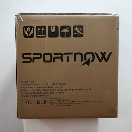 SPORTNOW Olympic Weight Plates Set, Metal and Rubber Bumper Plates Weights Discs with 2"/5cm Holes, for Home Gym Weight Lifting Strength Training, 2 x 5kg, Black - Image 10