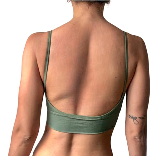 Kit 2 Top Sutiã Soutien Alça Fina Com Bojo Confortável Liso E Removível (BR, Alfa, M, Regular, PRETO
