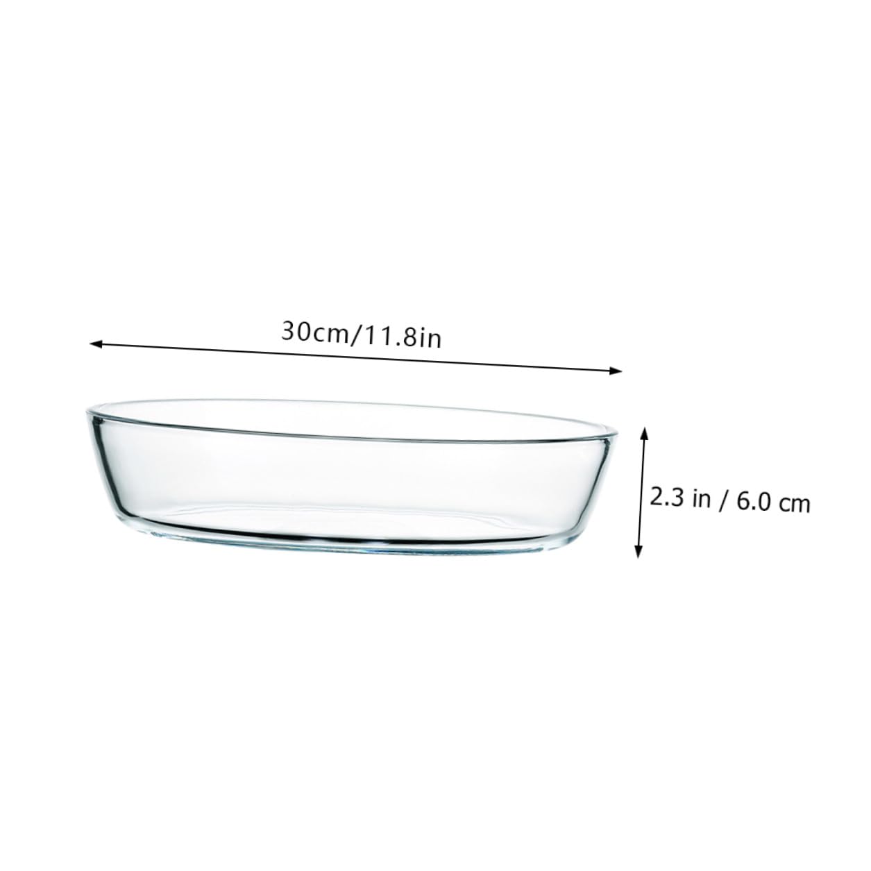 Homoyoyo Ovales Glas Backform Mikrowellengeeignet mit Deckel Hitzebeständig für Saftige Speisen und Kreative Küchenanwendungen im Haushalt