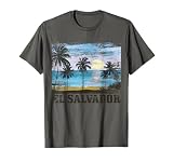 El Salvador Vintage Surfer Salvadorian Beach Souvenir T-Shirt