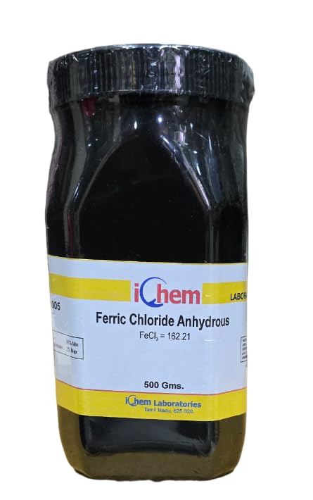 ICHEM Ferric Chloride Anhydrous (500GM) Assay 96% Min (Lab use only) (B0D4F2NTZY) Amazon Price History, Amazon Price Tracker