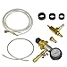 TradeINArt Auto Coolant Vacuum Kit Cooling System Vacuum Radiator Kit Refill & Purging Tool Radiator Coolant Refill Tool Kit Pneumatic Vacuum Antifreeze Change Filler Set for Car Van SUV Truck