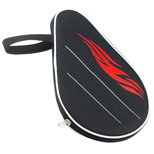 JTQYFI Maletín de pádel de tenis de mesa organizadores para interiores al aire libre con una pequeña bolsa de transporte con correa de sujeción