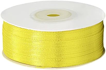 22m Olive Green Ribbon Halloween Olive Green Satin Ribbon 10mm, Olive Green Hair Ribbon Cake Bows Fabric Polyester Satin Ribbon for Gift Wrapping Hair Bows Cake St Patrick Day Decoration Balloons