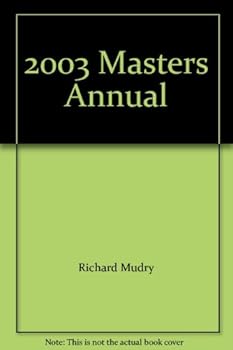 Hardcover 2003 Masters Annual Book