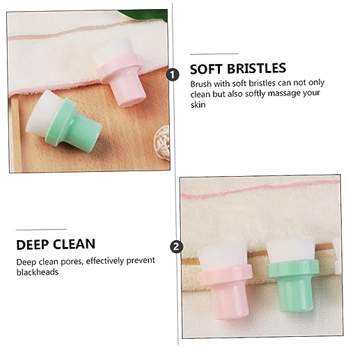 FRCOLOR 3 Pçs Esfoliante Escova De Limpeza Escova De Silicone Esfoliante Facial Escova De Limpeza Fa