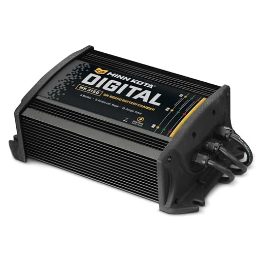 Johnson Outdoors MinnKota MK 315D On-Board Battery Charger (3 Banks, 5 Amps per Bank)
