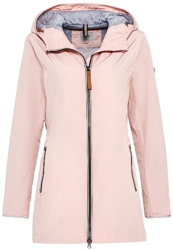 camel active Damen Windbreaker aus recyceltem Polyester Rosa, womenswear-40