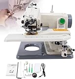 BEESOM Máquina De Coser De Puntada Invisible, Máquina De Coser De Escritorio Profesional para Dobladillos Invisibles, 400 Puntadas/Min, Costuras Sin Costuras, Ideal para Talleres De Costura Y Hogar
