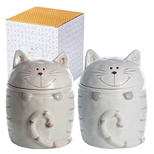SPOTTED DOG GIFT COMPANY - Barattoli da cucina a forma di gatto - per...
