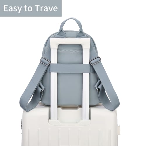 Image of Tanweibago Mini Nylon Women Backpacks,11L Small Ladies backpacks Casual Lightweight Women Shopping Travel Daypack (Z1-blue)