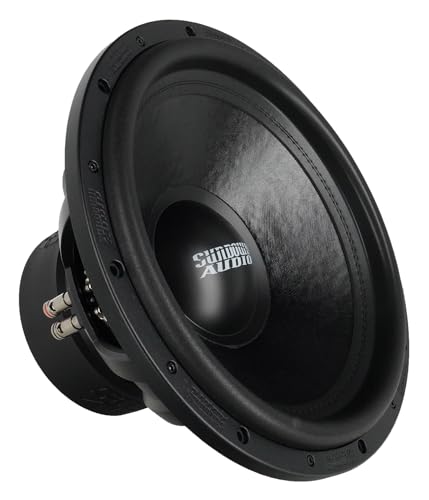 Sundown Audio SA-15 V.3 D4 15 in 1500-Watt RMS 3000-Watt Peak Car Subwoofer Dual 4-Ohm, High Excursion Bass Performance, for Vehicle Sound Systems, 2-Piece