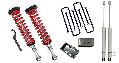 Freedom Offroad 1-4” Lift Front Coilovers + 3” Rear Lift w Shocks 2004-2014 F150