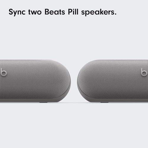 Beats Pill x Kim Kardashian - Wireless Bluetooth Speaker - Dark Gray - IP67 Water Resistant - 24 Hours Battery Life (Renewed Premium) by Beats - Used condition - Image 4