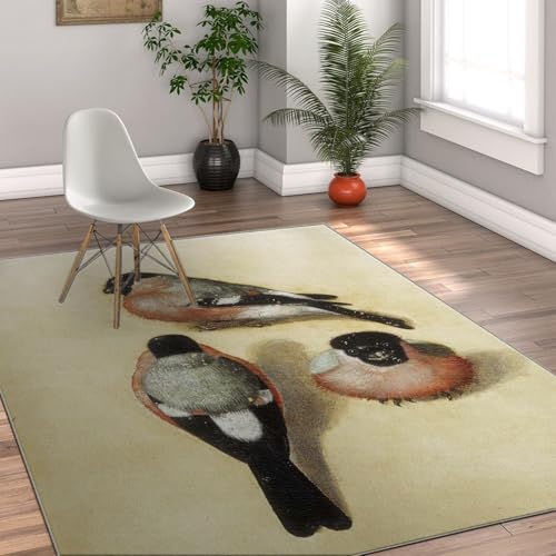 Tapis salon rectangulaire à poils bas douceur bouvreuil chic - 4
