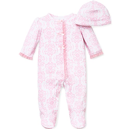 Little Me Baby-Girls Newborn Footie and Hat