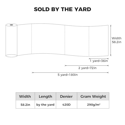 420D Ripstop Nylon Fabric 5 Yard
