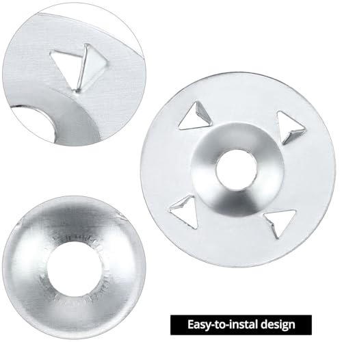 Rondelles de fixation isolant 2,8 cm en acier QWORK pour stopper l'affaissement - 4