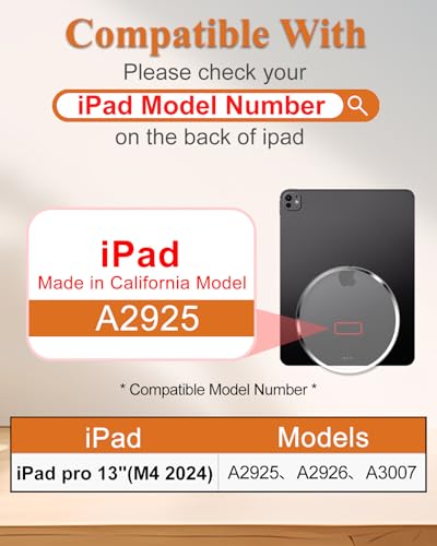 Wazzasoft iPad Pro 13インチ用ケース 2024 M4 キーボード付き の商品画像 1