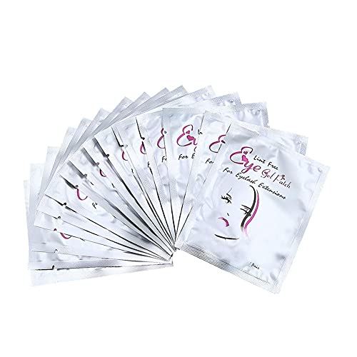 50 Paar Augen-Gel-Pads, fusselfreie Wimpernpads, Unter-Augen-Gel-Pads für Pro Salon und individuelle Wimpernverlängerung Cover