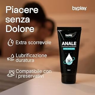Gel Lubrificante Anale Extra Scivoloso - Lubrificante Dilatatore e Idratante a Base d’Acqua Senza Macchie Unisex 100ml