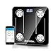 Bilancia Pesa Persona Digitale Impedenziometrica Bluetooth con APP Android e iOS, Massa Grassa, BMI, BMR, Massa Muscolare, Massa Ossea - 180kg/400lb AnteaMED KS-01
