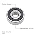 TOP-VIGOR 4Pcs 1614-2RS Deep Groove Ball Bearings, Z2 3/8 Inch x 1-1/8 Inch x 3/8 Inch Double Sealed Industrial Bearings, Chrome Steel Skateboard Bearings for Electrical Instrument Equipment