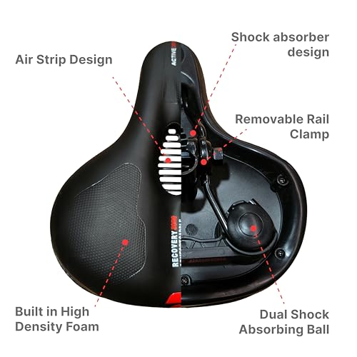 Image of CRADIAC - Cycle seat |Cycle seat Big Size | Saddle |seat for Cycle |MTB seat | Big Bicycle seat | Cycle Saddle seat | Bicycle seat | Mountain Bike Cycle Saddle |Bicycle seat for Men| seat for Cycle