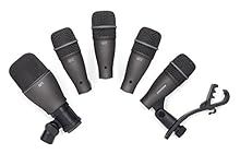 5-piece Drum Mic Kit with 1 Kick Mic 4 Dynamic Microphones Samson Technologies 5-piece drum mic kit One Q71 Kick Drum Microphone with swivel-style mic adapter Four Q72 Instrument Microphones with swivel-style mic adapters and tension-mounted rim clip...