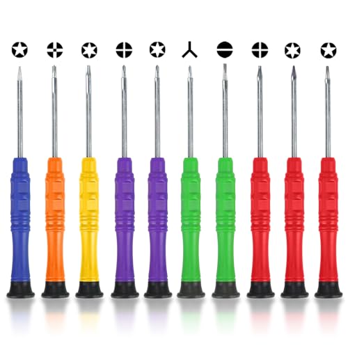 10Pcs Magnetic Mini Screwdriver Set for Glasses and Watch Repair