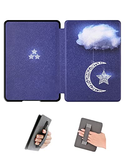 Sakenitly Case for Kindle 11th Generation 2022/2024 Release, Cover with Auto Sleep Wake Feature, 6 inch PC Case with Hand Strap,